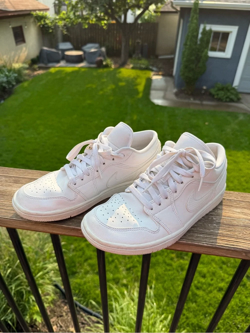Nike Women’s White Air Jordans